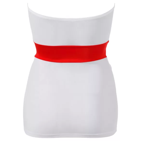 Cottelli - sygeplejerske kostume med hofteholder - M