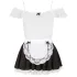 Cottelli - stuepige kostume - blonde detaljer