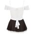 Cottelli - stuepige kostume - blonde detaljer - XL