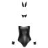 Cottelli Bunny - bunny kostume - blankt sexet outfit - 5 dele - M