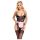 Cottelli - Gennemsigtig Stuepige Kostume (Sort-Pink) - L