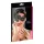 Cottelli - maske - broderet asymmetrisk design - sort