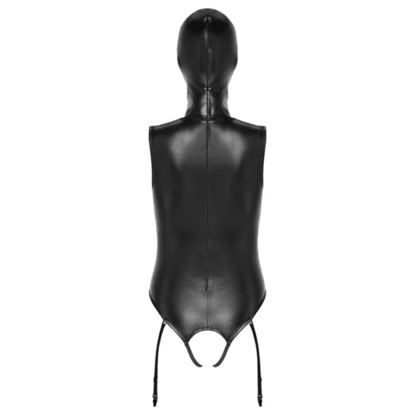 Bad Kitty - åben body og sugemaske - sort - L