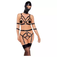 Bad Kitty - kropssele sæt med maske - sort