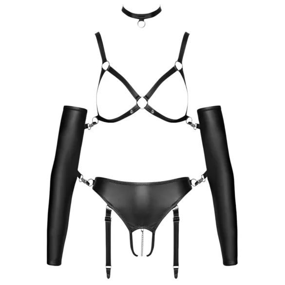 Bad Kitty - bondage kropssele sæt - sort