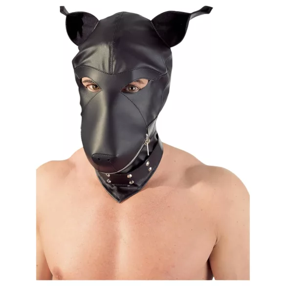 Fetish - Hundemaske (sort, S-L)