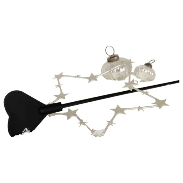 Hjerte - silikondildo - hjerteformet - sort