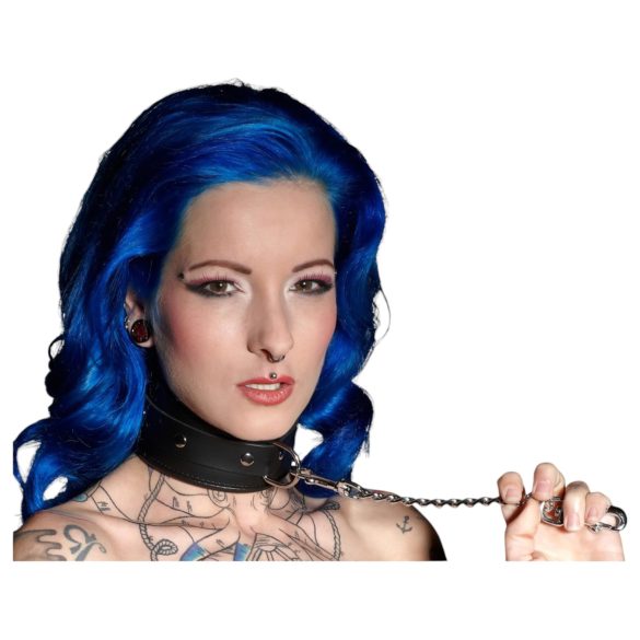 ZADO - dobbelt metal karabinhage og kæde - 15 cm