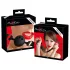 Bad Kitty - silikone gagball - mellem - sort