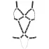 Bad Kitty - bondagebody med nitter - sort (S-L)