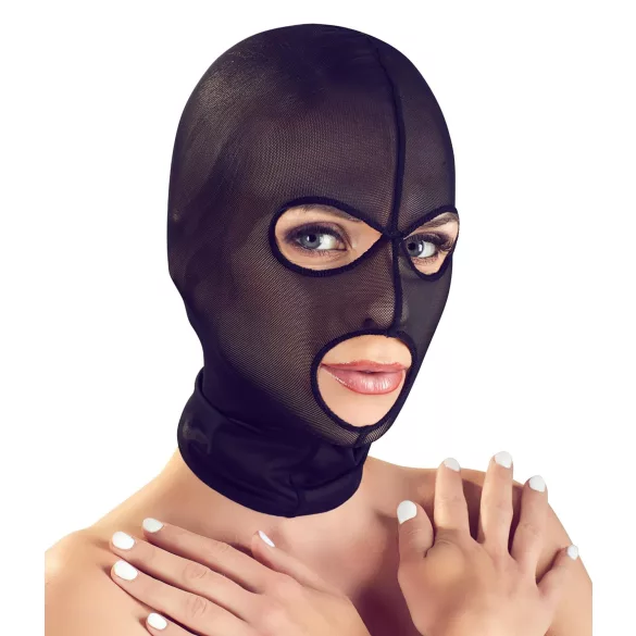 Bad Kitty - oralsexmaske - netmateriale - sort