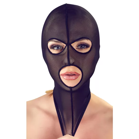 Bad Kitty - oralsexmaske - netmateriale - sort