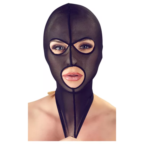 Bad Kitty - oralsexmaske - netmateriale - sort