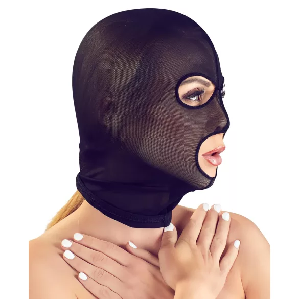 Bad Kitty - oralsexmaske - netmateriale - sort