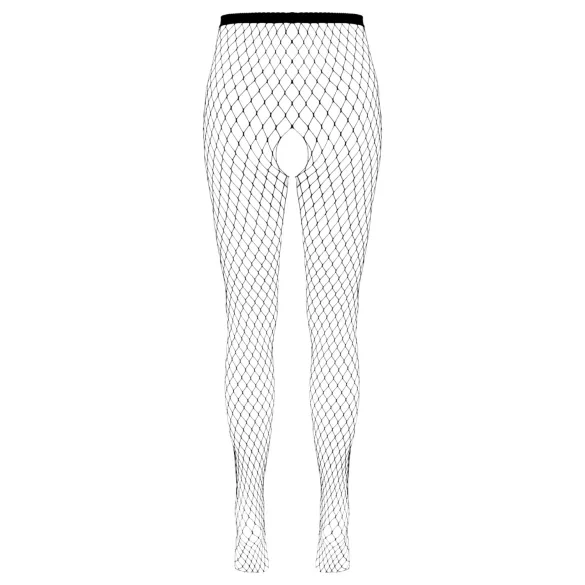 Cottelli - åbne netstrømper (sort) - S-L