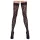 Cottelli Legwear - selvsiddende strømper - leopardmønster - sort - 3