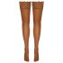 Cottelli - blonde, blomstrede stay-ups (natur) - 4/L