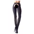Cottelli - Hofteholderstrømper med krydsrem - sort - L/XL
