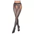 Cottelli Legwear - åbne strømper - glitrende sort (S-L)