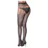 Cottelli Legwear - åbne strømper - glitrende sort (S-L)