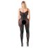 NO:XQSE - catsuit med blonde - sort - 2XL/3XL