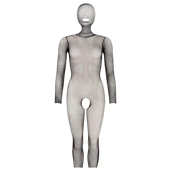 Mandy Mystery - net catsuit med maske - sort - S-L