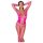 Cottelli - net bodystocking - pink - S-L