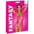Cottelli - net bodystocking - pink - S-L