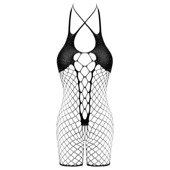 Cottelli - netbody med åbning - sort - S-L