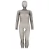 Cottelli Fantasy - åbent net catsuit med maske (sort) - S-L