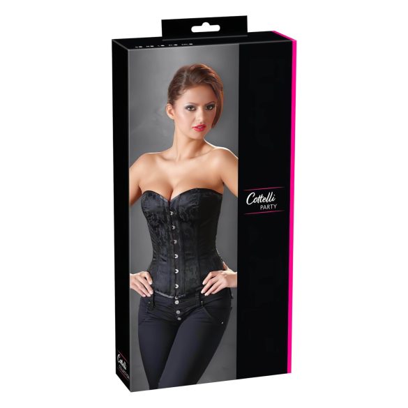 Cottelli - Broderet festkorset (sort) - XL