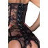Noir - corset med hofteholder - blonde - sort - M