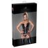 Noir - corset med hofteholder - blonde - sort - L