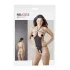 NO:XQSE - åben sexbody med strassten - sort (S-L)