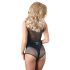 Cottelli - skinnende netbodysuit (sort) - M