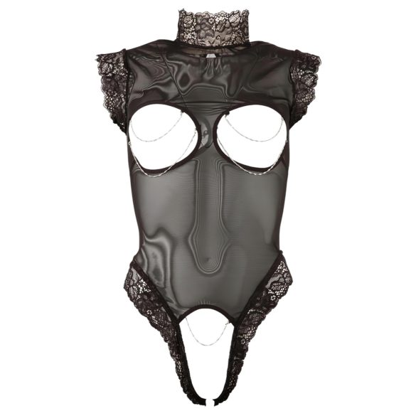 Abierta Fina - blondebody - frækt design - sort - XL