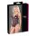 Cottelli - Sort blonder & perler bodysuit med åbning - XL