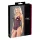Cottelli - åben body med blonde og perler - sort - XL