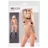 NO:XQSE - bodystocking med lange ærmer - net - sort (S-L)
