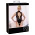 Abierta Fina - sexet sort blondebody med rhinestones - M