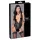 Cottelli Bondage - body med halsbånd - blonde - sort - M