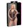 Cottelli Curves Plus Size - gennemsigtig mønstret bodystocking - sort