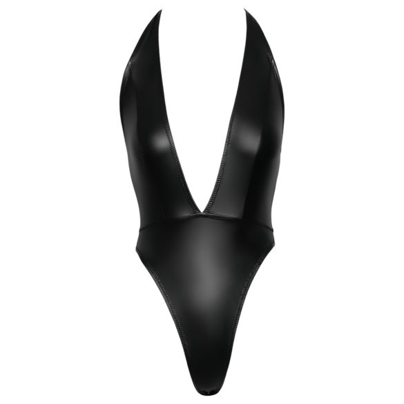 Cottelli Party - bodysuit med halsbånd - blank - sort