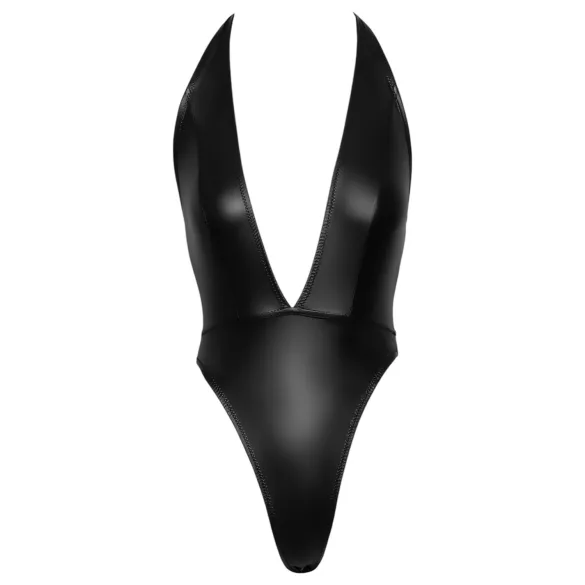 Cottelli Party - bodysuit med halsbånd - blank - sort