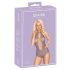 Kissable - body med halsbånd - blonde - lilla - L/XL