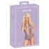 Kissable - body med halsbånd - blonde - lilla - L/XL