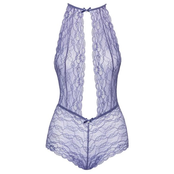 Kissable - body med halsbånd - blonde - lilla - L/XL