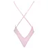 Kissable - body med blonder og broderi - pink