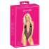 Kyssetiltrækkende - Sort body med pink broderi - L/XL