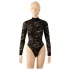 Cottelli - langærmet blondebody (sort) - S